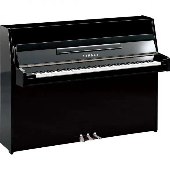 Yamaha B1 SC3PEC Krom Aksamli Silent Akustik Duvar Piyanosu (Parlak Siyah)