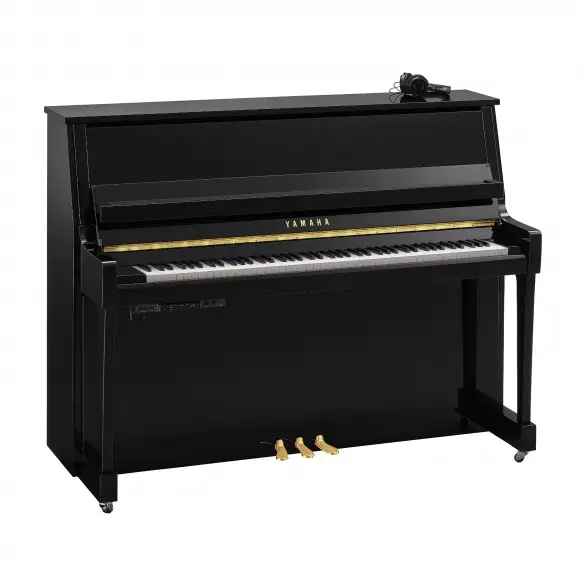 Yamaha B20 SC3 Silent Akustik Duvar Piyano (Parlak Siyah)
