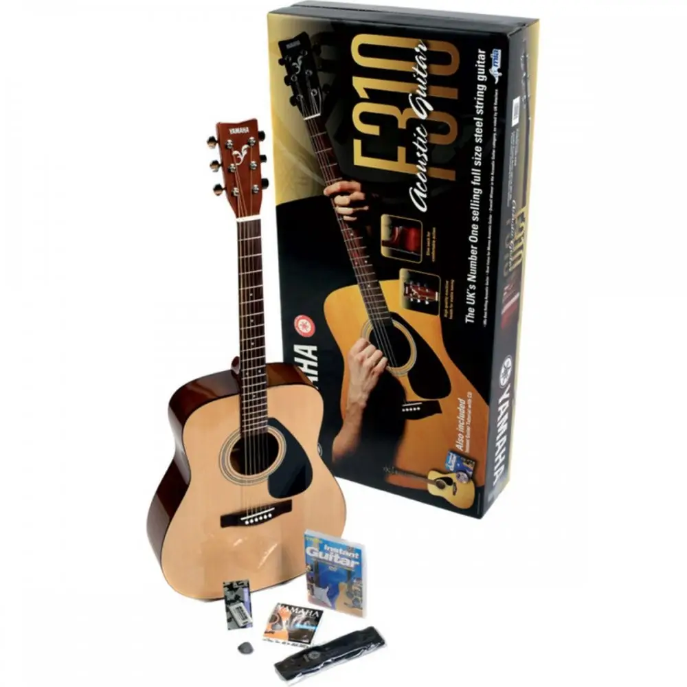 Yamaha F310P2WS Akustik Gitar Seti - Naturel
