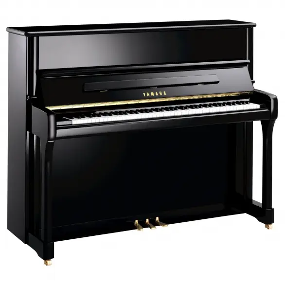 Yamaha P124 PE Akustik Piyano (Parlak Siyah)