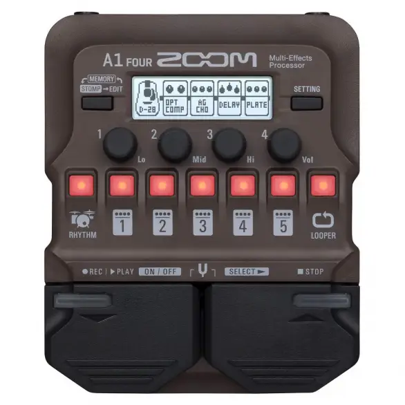 Zoom A1 FOUR Akustik Multi Efekt Prosesörü